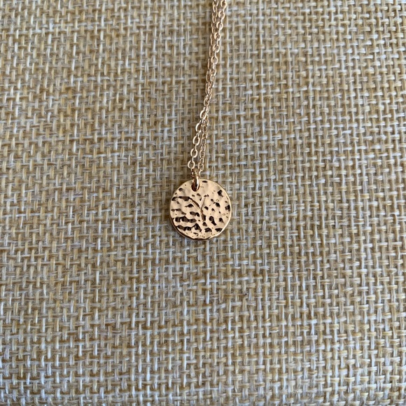 Reversible gold plated Y initial necklace. - Picture 6 of 8